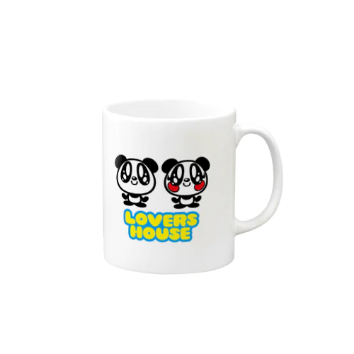 LOVERS HOUSE by SUPER LOVERS ロゴ Mug