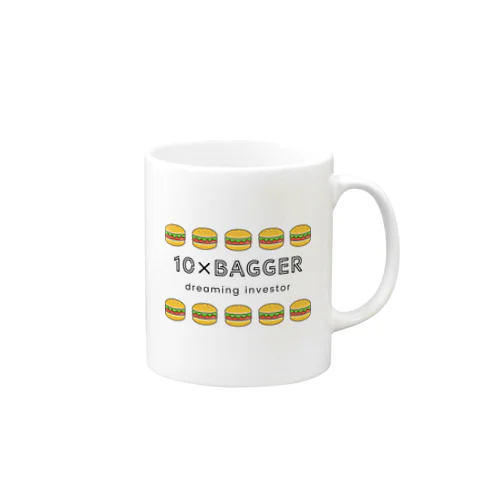 10×BAGGER（マグカップ）（投資・株クラのデザイン） Mug