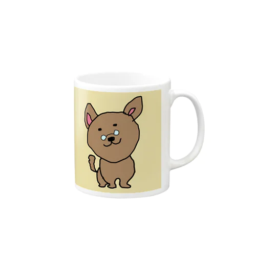 メガネを掛けた犬 Mug