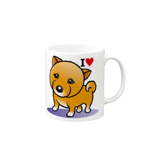 アイラブドッグ Mug