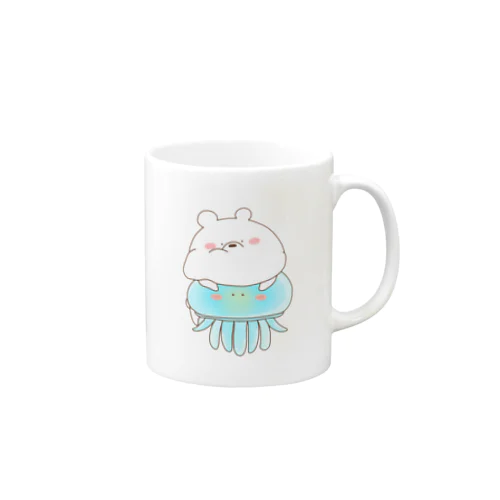 ゆらゆらクラゲともちもちごんすけ Mug