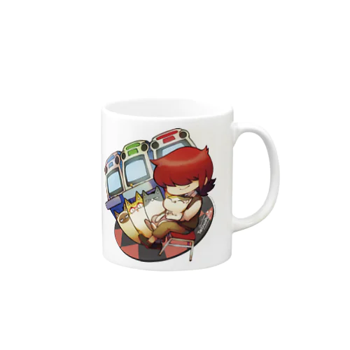 ゲーセン猫（GAMECENTER TECNOPOLIS Ver.） Mug