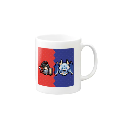 ドット絵物語♡勇者vsドラゴン Mug