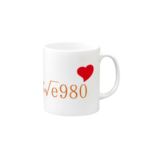 恋の数式（オレンジ） Mug