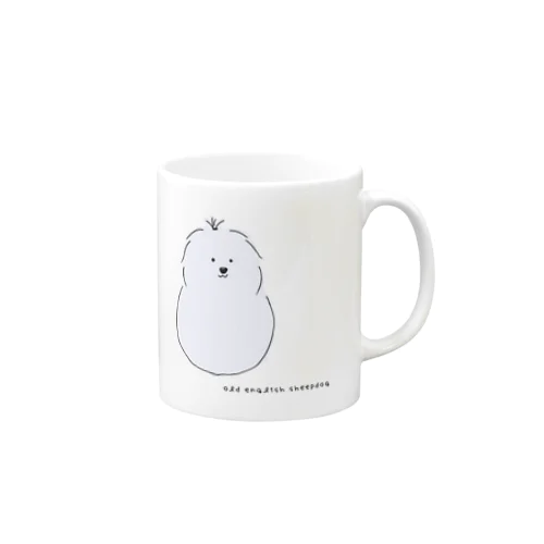 old english sheepdog !　マグカップ（表） Mug