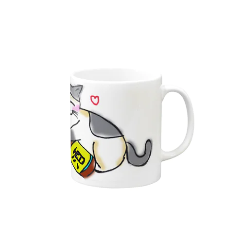 ほろ酔いモカのイラストマグカップ Mug