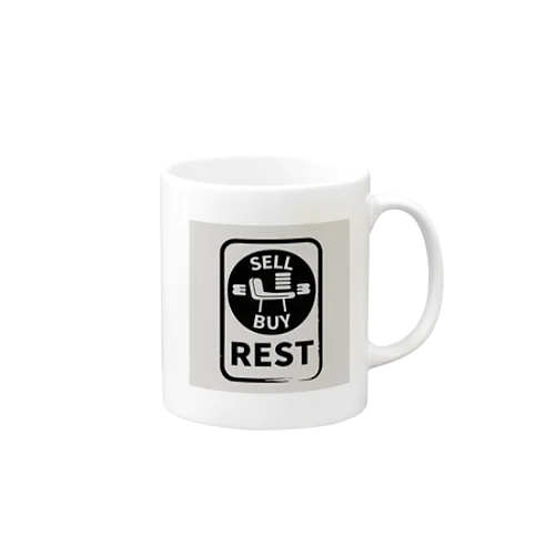 SELL・BUY・REST マグカップ