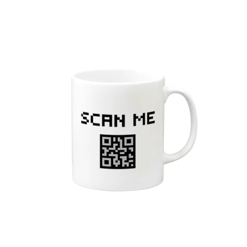 SCAN  ME ×QRコード マグカップ