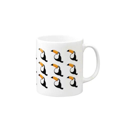 オニオオハシがいっぱい Mug