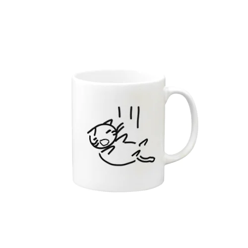 落ちている  可愛いのかどうかよくわからない猫 Mug