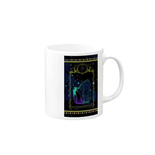 ブルカニロ博士の研究〜結晶(黒) Mug