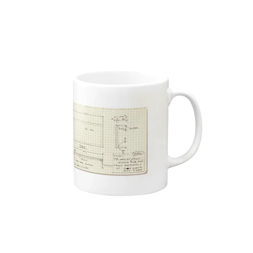 テーブルの設計図 Mug