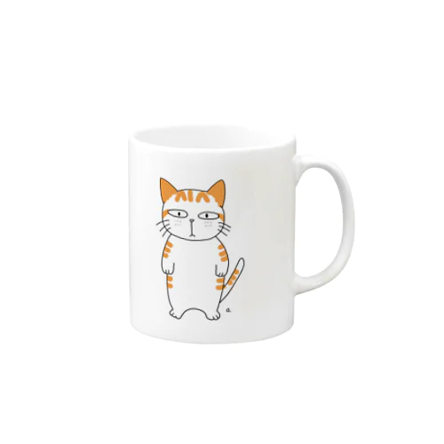 無愛想な茶トラ猫くん Mug