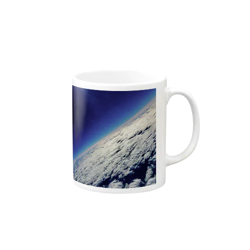 飛行機からみた地球 Mug