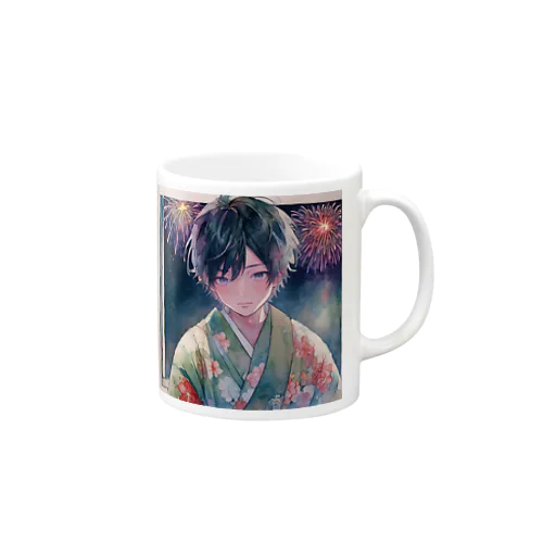 001_fireworks Mug