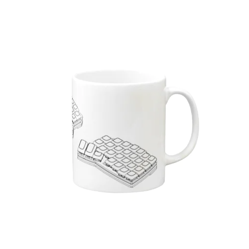 ErgoDash mini 組図 Mug