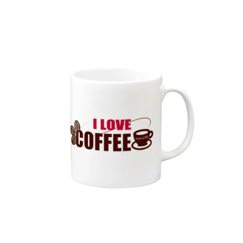I LOVE COFFEE  マグカップ