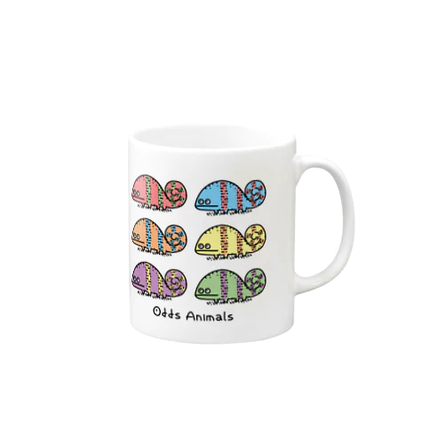 カラフルカメレオン_OddsAnimal Mug