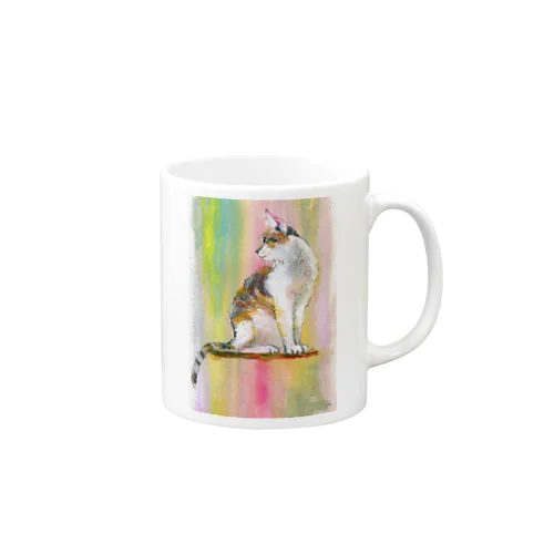 ふりむくねこ Mug