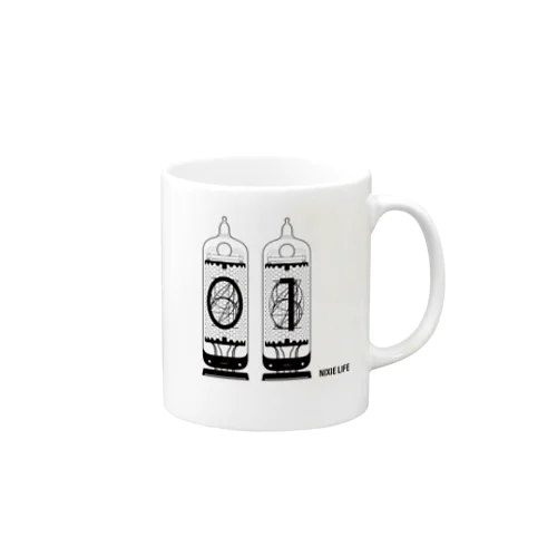 ニキシー管マグカップ【01】（NIXIE LIFE） Mug