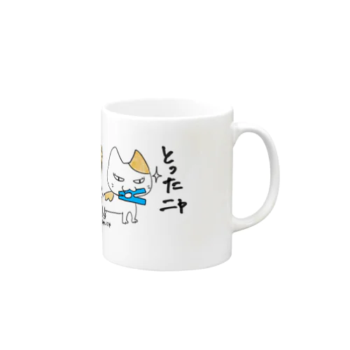 三白にゃん　み〜にゃ Mug