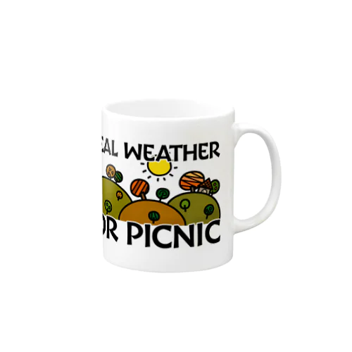 IDEAL WEATHER FOR PICNIC/行楽日和 マグカップ