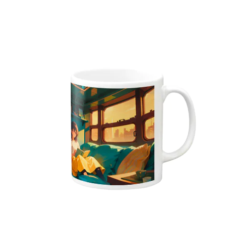 Wonder Houses Journey　〜いつか夢見た遊び心の旅〜　No.1「キャンピングトレイン」 Mug