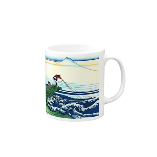 甲州石班澤 / 葛飾北斎 Mug