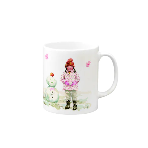 雪の子マグ Mug