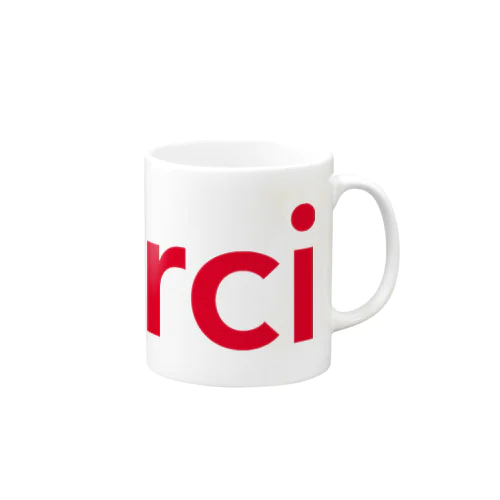 merci red logo "limited" Mug