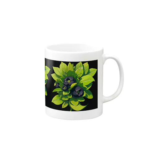 AIがデザインした植物柄のグッズ Mug