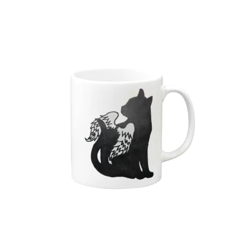 翼猫 Mug