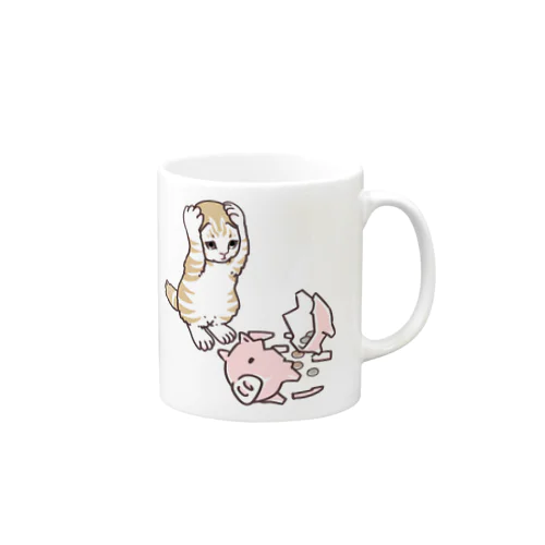 やっちまったニャーちゃん Mug