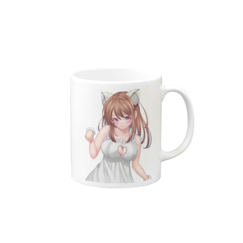 わんこあむ水玉マグカップ Mug