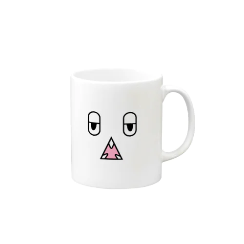 ぼけーっとしている顔 Mug