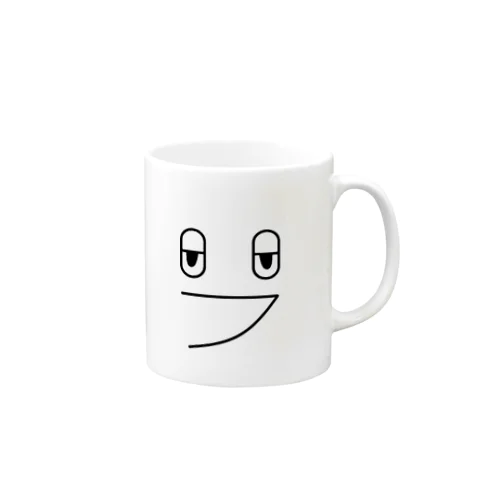 煽っている顔 Mug