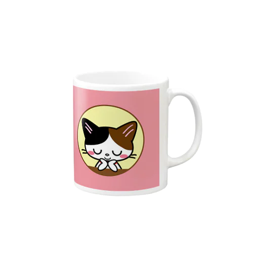 窓辺　三毛猫 Mug