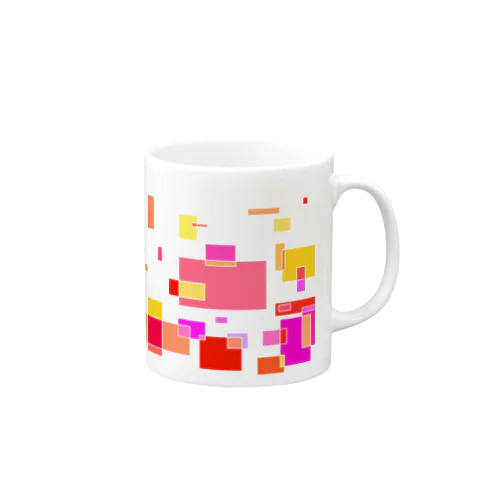 カラフルシカク赤 Mug