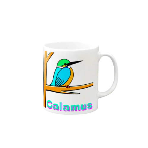 カワセミが木の枝に！ Mug