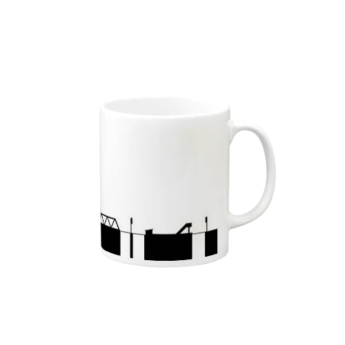 シルエットトレイン Mug