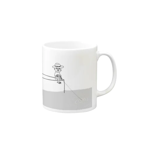 大物釣れたよ Mug