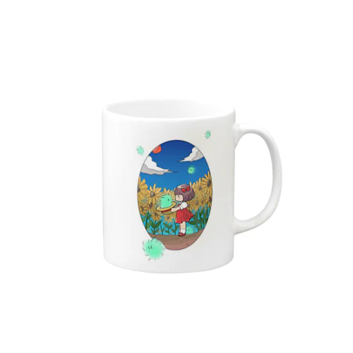 夏のフワフワ Mug