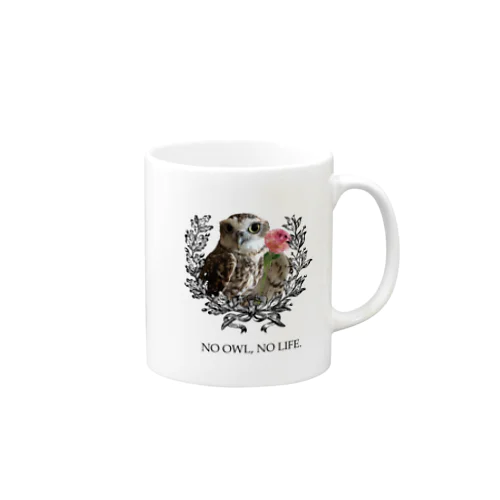 NO OWL, NO LIFE. Mug