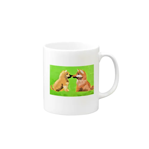 柴犬(しばことしばお) Mug