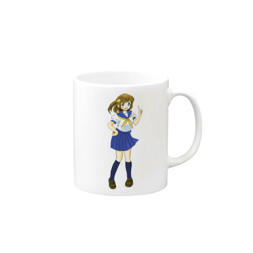 セーラー服の女の子 Mug