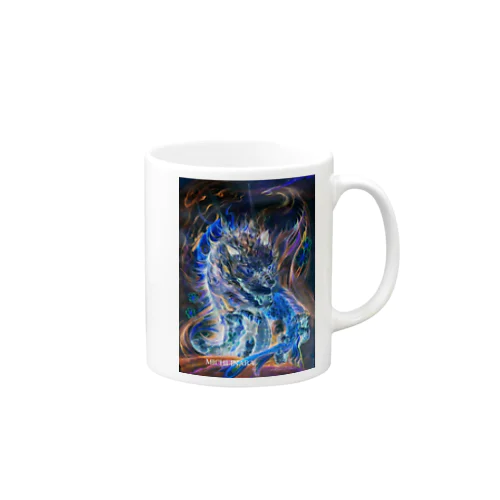 青炎龍Blue fire dragon Mug