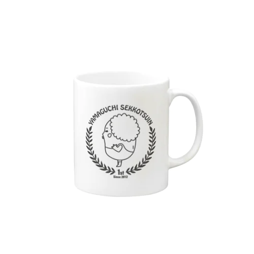 IN 1st_dark gray line Mug