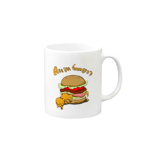 ハンバーガー食べる？ Mug