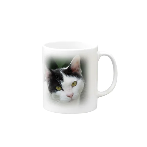 ぶち猫「さつき」顔 Mug