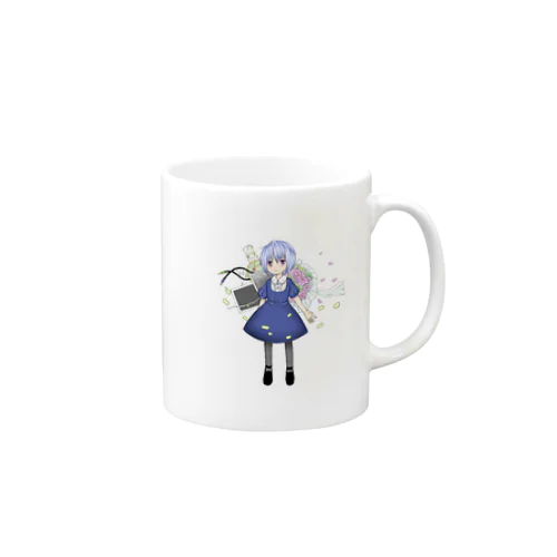 佇む少女 Mug